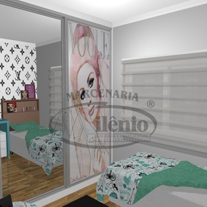 Marcenaria MiLenio móveis para quarto de meninas otimização de espaço_quadro que vira mesa (3)