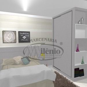 Marcenaria milenio_moveis planejados_quarto_apartamento pequeno